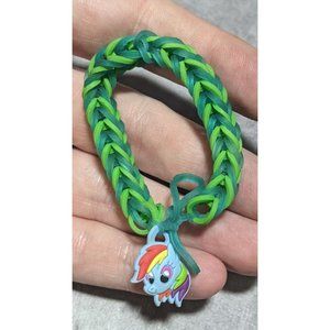 My Little Pony Braided Rubber Band Bracelet